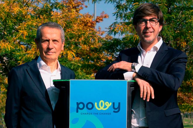 Andrea Brentan junto a Federico Fea, presidente y CEO de Powy.