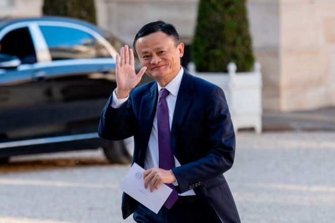 Jack Ma, fundador de Alibaba en una conferencia de tecnología celebrada en París en 2019.
