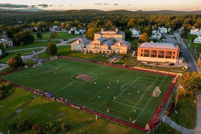 El campus de 30 hectáreas de Brewster en Wolfeboro, en New Hampshire (EEUU).