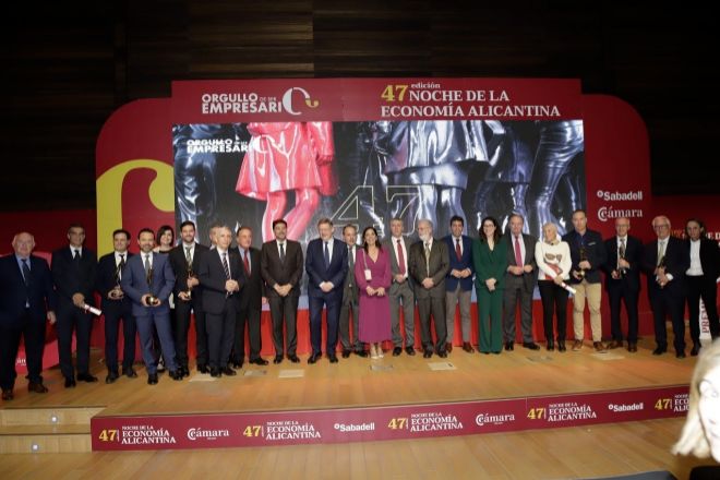 La Cámara de Alicante celebró la Noche de la Economía.