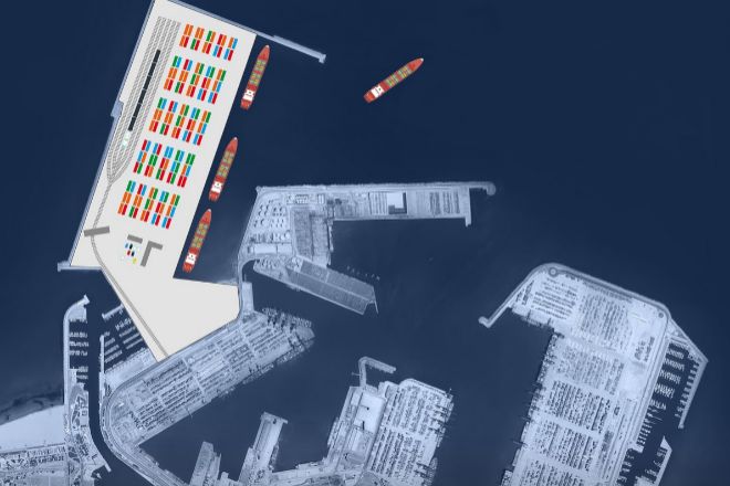 Imagen virtual del proyecto de la nueva terminal.