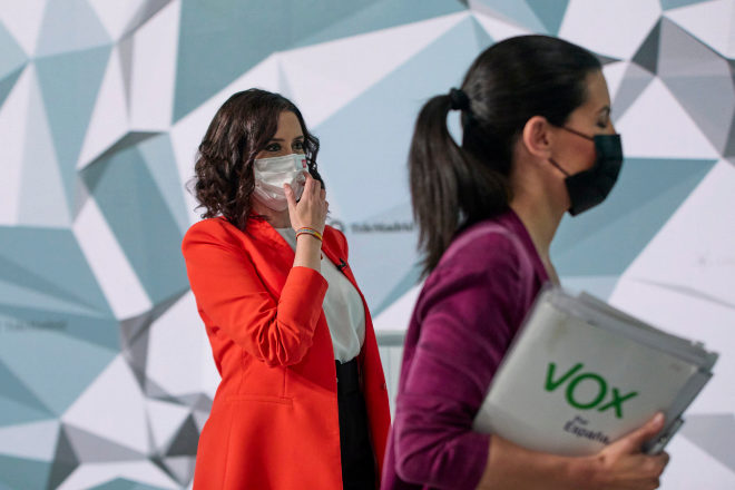 Madrid: Vox votará en contra del Presupuesto de Ayuso para 2023