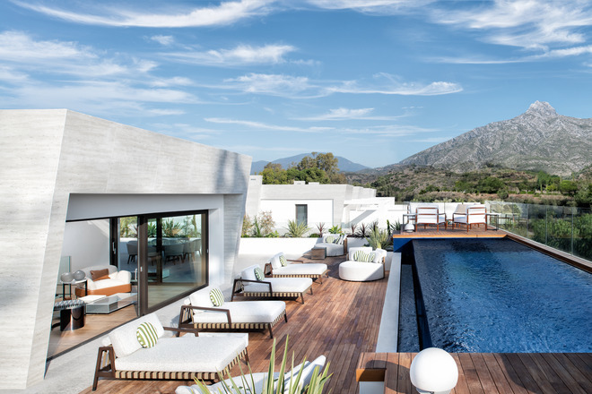 Proyecto residencial Epic Marbella furnished by Fendi Casa, de Sierra Blanca Estates.