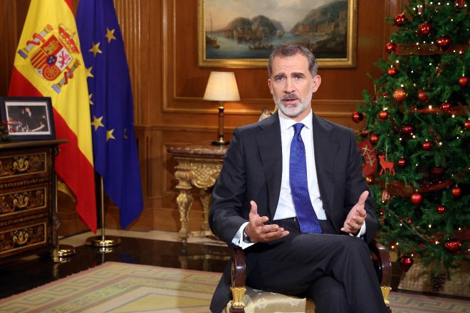 La difícil felicitación de Felipe VI