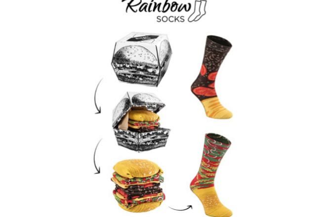 Calcetines para hamburgueseros