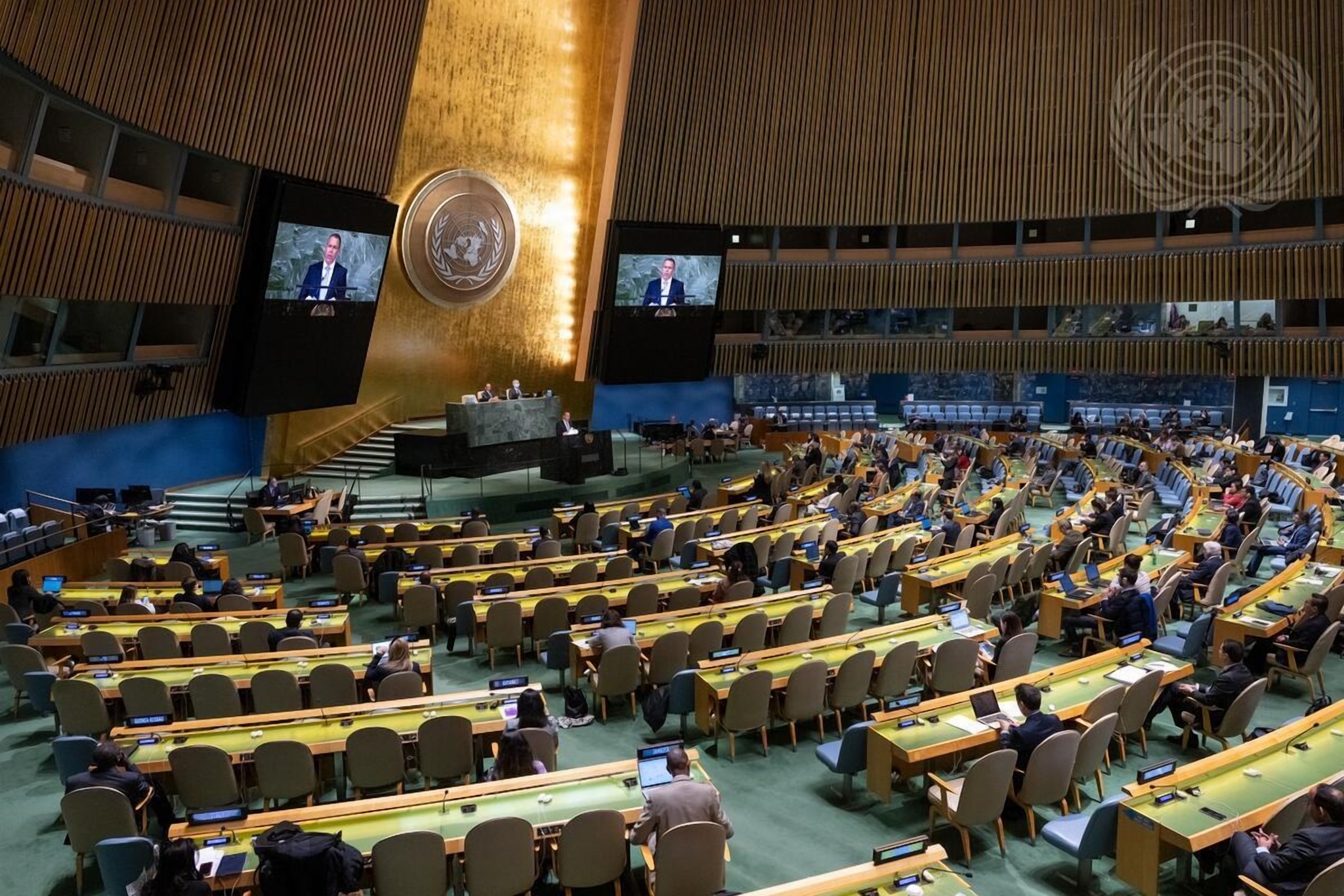 Asamblea general de la ONU.
