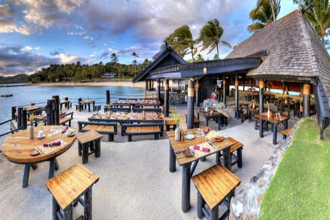 Restaurante Wicked Walu. En Islas Fiji. 