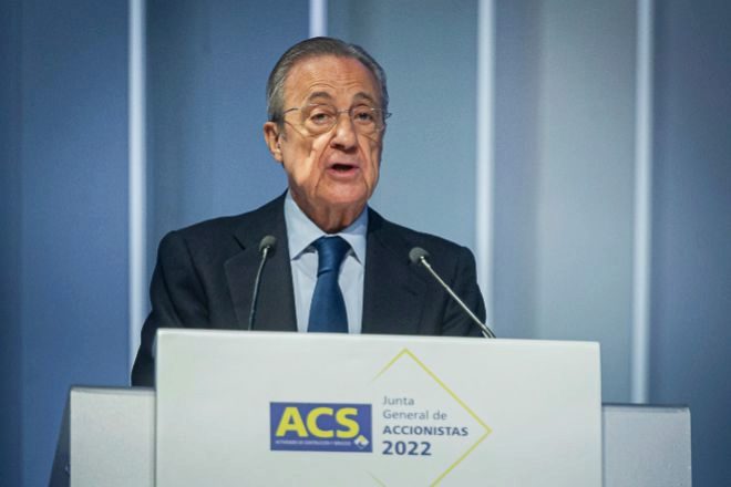 Florentino Pérez es el presidente de ACS.