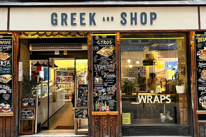 Restaurante griego, Greek and Shop, en Madrid