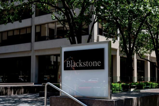Entrada a la sede de Blackstone en Nueva York.