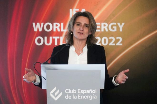 Teresa Ribera es vicepresidenta tercera y ministra para la Transición Ecológica, ayer.