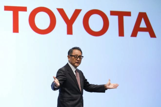Akio Toyoda dejará el cargo de CEO de Toyota en abril y se convertirá en presidente. (Japón, Tokio) EFE/EPA/KIMIMASA MAYAMA