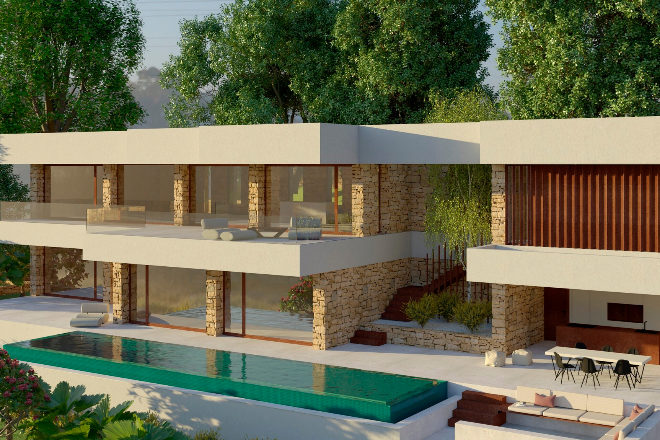 Altea es junto a Moraira, Jávea y Denia, el área de mayor demanda de vivienda de lujo en Alicante. Aquí, Engel & Völkers vende esta villa de nueva construcción por 2,29 millones de euros.