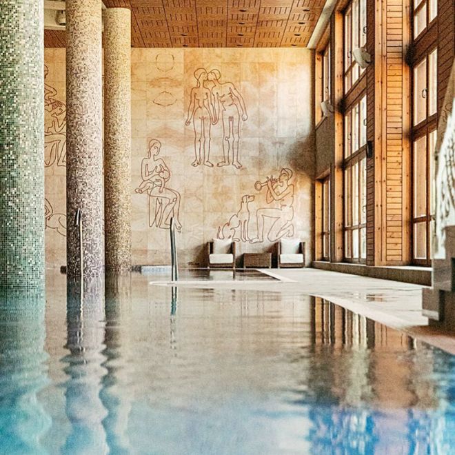 Los huspedes tienen acceso a los 5.000 m2 del spa del Sport Hotel Hermitage. 