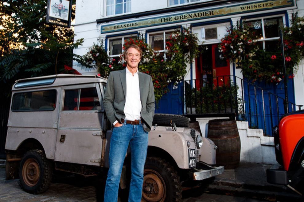 Jim Ratcliffe - Ineos Grenadier - Pub Londres - Todoterreno - 4x4 - Land Rover Defender
