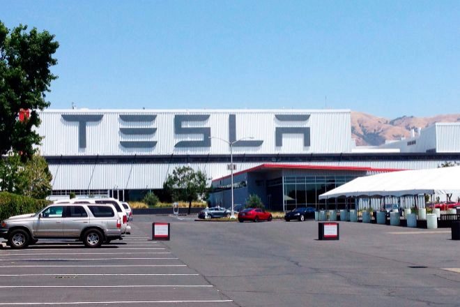 Fábrica de Tesla en Fremont, California.