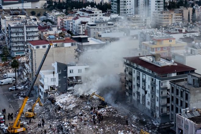 La ciudad de Hatay en Turquía devastada tras los terremotos.