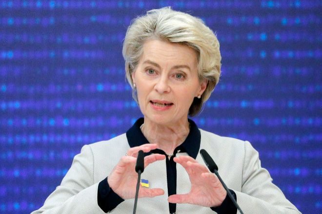 Ursula von der Leyen, presidenta de la Comisión Europea.