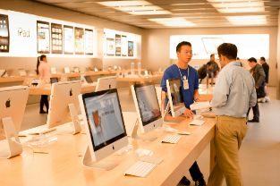 Tienda de Apple en China.