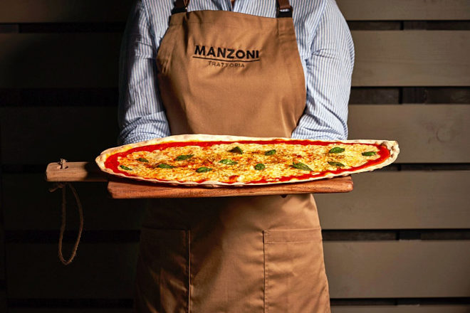 Trattoria Manzoni. Da Internacional de la Pizza.