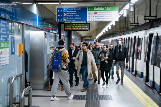 El uso del transporte público aumenta un histórico 28,8% en 2022