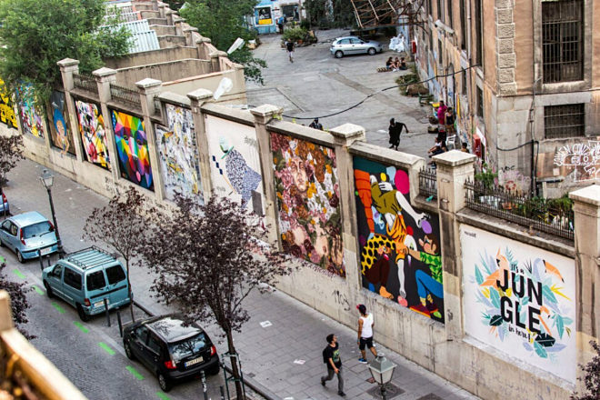 Muros Tabacalera de arte urbano