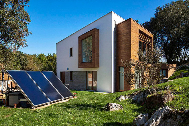 Construcciones passivhaus o casas pasivas son viviendas sostenibles y autosuficientes