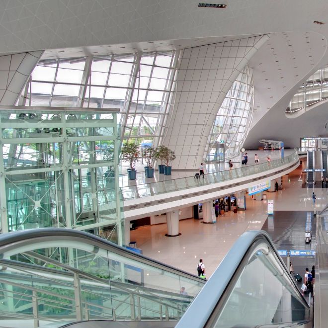 Aeropuerto Internacional de Incheon, en Seúl