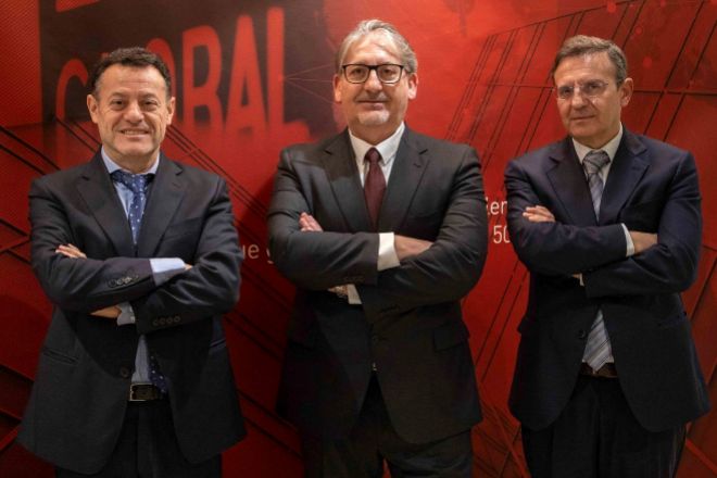 Los socios de ETL Francisco Almenara, Juan F. Ruiz y Antonio Almenara.