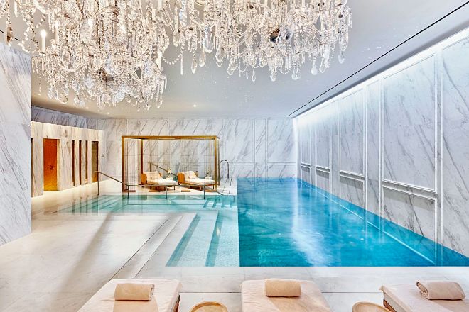 Zona Wellness en el spa The Beauty Concept del Hotel Mandarin Oriental Ritz, Madrid