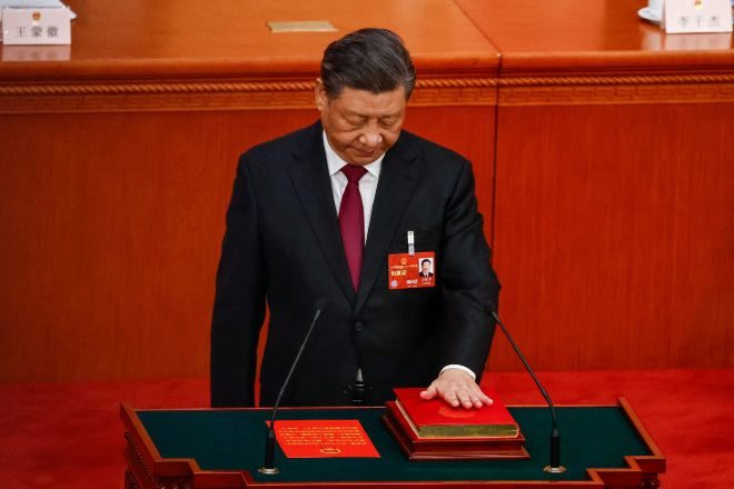 Xi Jinping jura su cargo de presidente de China, inaugurando así su tercer mandato.