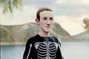 Avatar de Mark Zuckerberg en el metaverso Horizon de la red social.