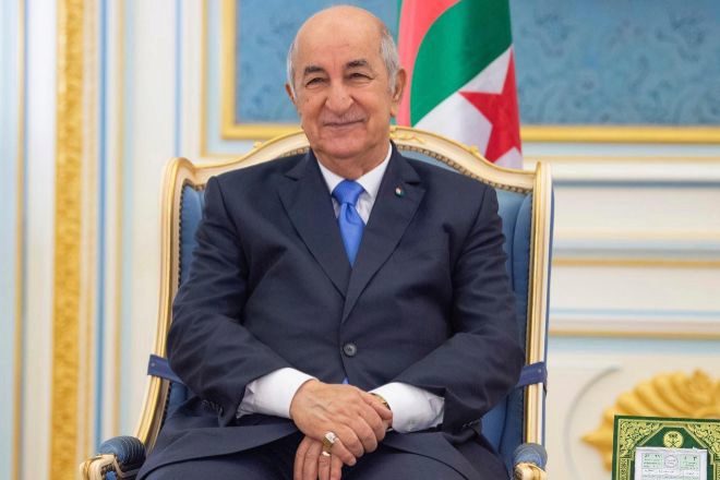 El presidente argelino Abdelmayid Tebune.