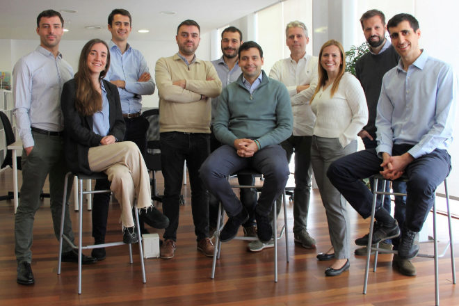 Equipo de Qida. Oriol Fuertes, CEO y fundador, en el centro, sexto por la izquierda.