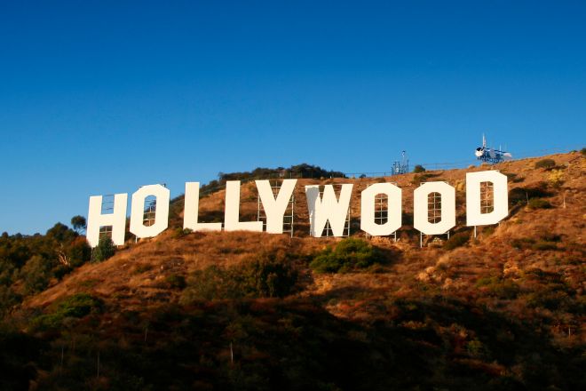Cartel de Hollywood en Los Ángeles, California.