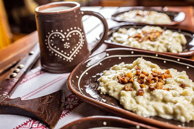  El halusky es muy popular en la gastronoma de los pases de Europa Central