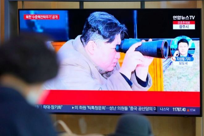 Corea del Norte dice que ha probado un dron submarino que desencadena tsunamis radiactivos