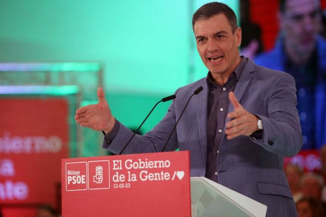 El presidente del Gobierno de España y secretario general del PSOE Pedro Sánchez.