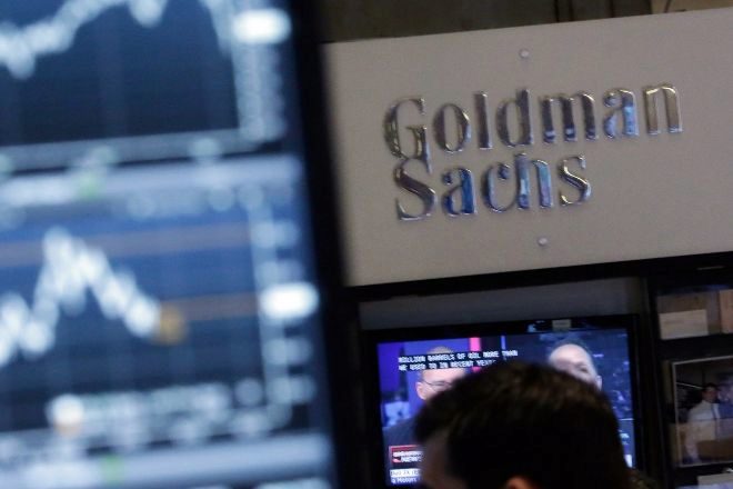 Sala de trading en Goldman Sachs