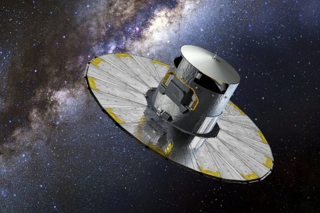 Sonda espacial Gaia que está recopilando información sobre 1.800 estrellas de la Vía Lactea.