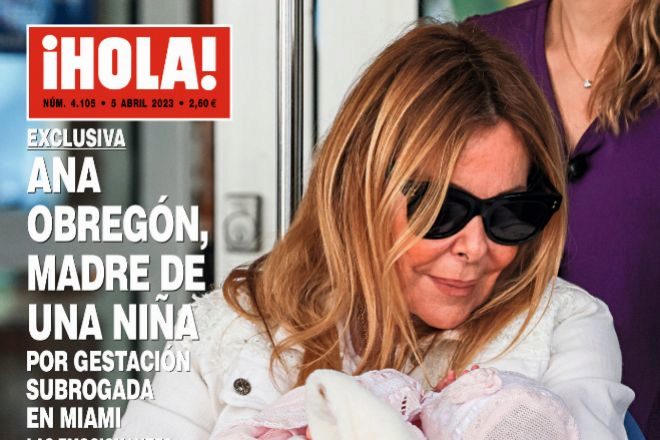 La portada de la revista ¡Hola! con la exclusiva de la maternidad de la actriz.