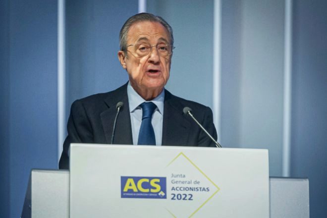 El presidente de ACS Florentino Pérez.
