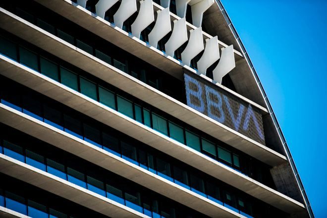 Sede corporativa de BBVA en Madrid.