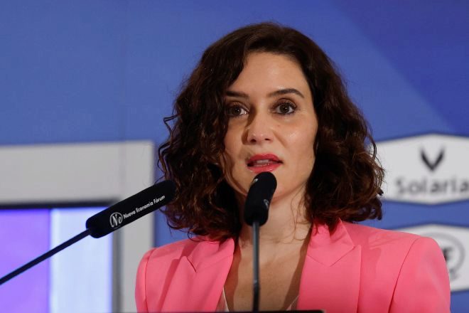 La presidenta de la Comunidad de Madrid y candidata a la reelección por el PP, Isabel Díaz Ayuso.