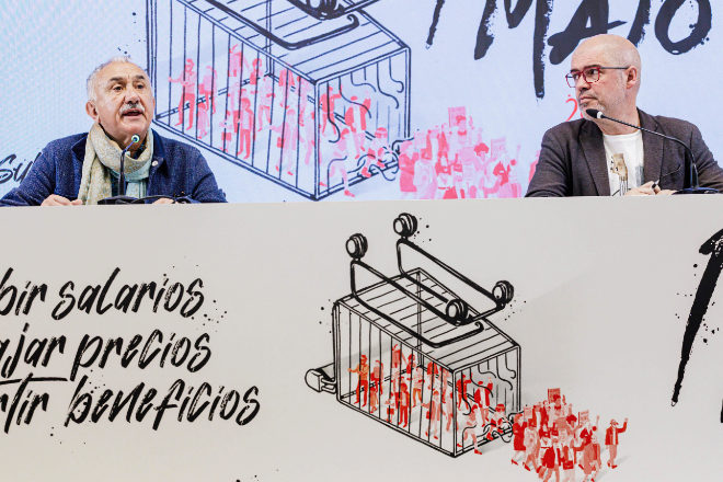 Los sindicatos amenazan a la CEOE con duras protestas sociales si no hay acuerdo salarial
