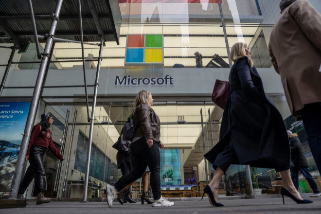 Microsoft sube un 28% en Bolsa en lo que va de 2023.