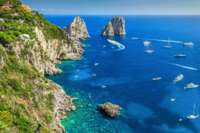 Capri en la Costa Amalfitana