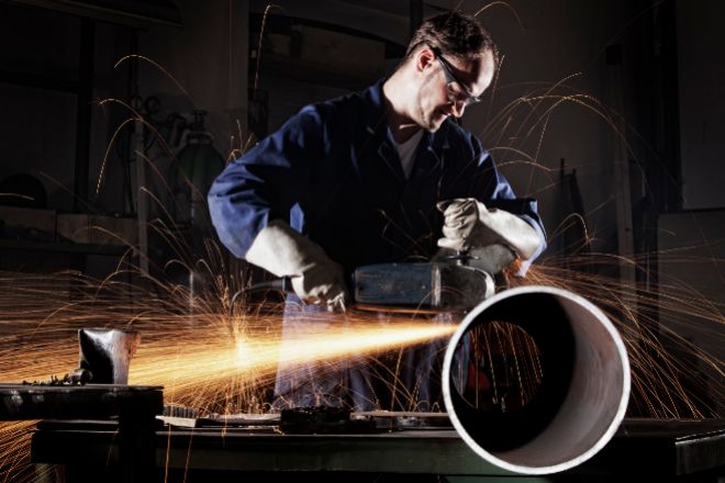 La producción industrial cae en marzo un 4,1% en la eurozona y un 3,6% en la UE