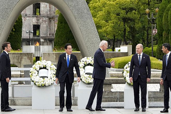 Los miembros del G7 han visitado el Parque por la Paz y el museo dedicado a quienes murieron por la bomba de Hiroshima.