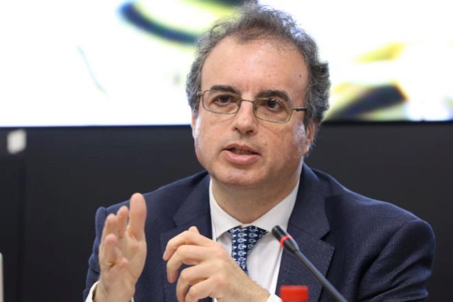 Francisco Serrano, presidente de Ibercaja, en el III Congreso Nacional de Derecho Bancario.